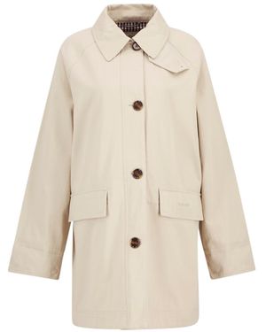 Barbour Front Button Jacket - Natural