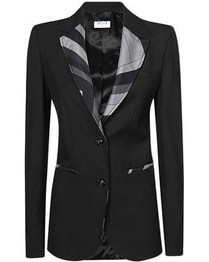 PUCCI Marmo-Print Single-Breasted Blazer - Black