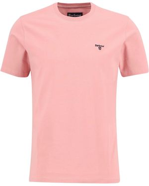 Barbour Logo Short-Sleeved T-Shirt - Pink