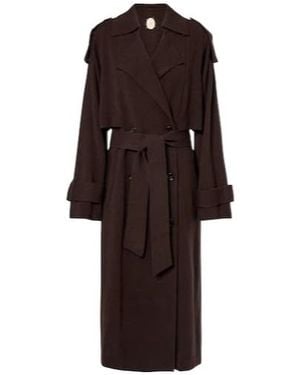 Jardin Des Orangers Wool And Cashmere Trench Coat - Brown
