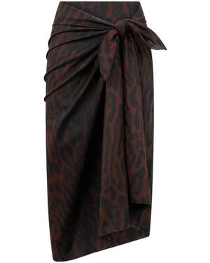 Tom Ford Pareo Wrap Skirt - Black