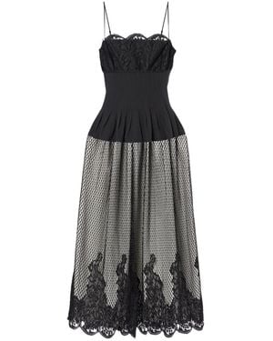 Jonathan Simkhai Lace Midi Dress - Grey