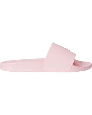 Polo Ralph Lauren Pony Pattern Slippers - Pink