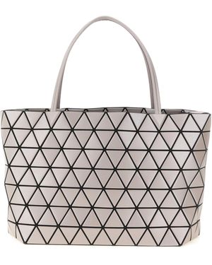 Issey Miyake Lucent Geometric-Panelled Tote Bag - White