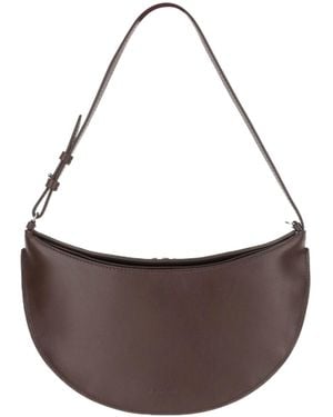 Jacquemus Logo Embossed Shoulder Bag - Brown