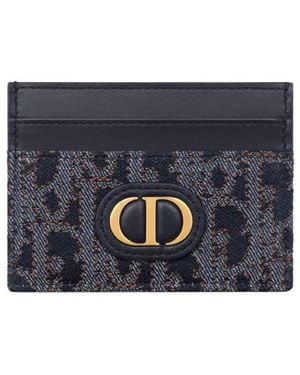 Dior 30 Montaigne Freesia Card Holder - Blue