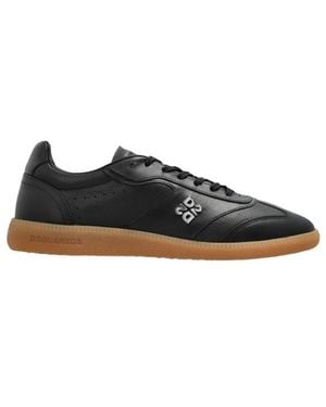 DSquared² Lace-Up Low-Top Trainers - Black