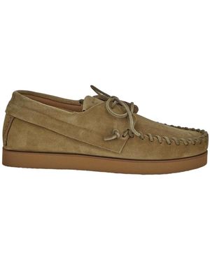 Isabel Marant Suede Boat Shoes - Brown