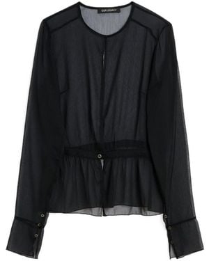 Our Legacy Peplum-Hem Blouse - Black