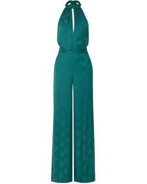 RIXO London Halter Jumpsuit - Green
