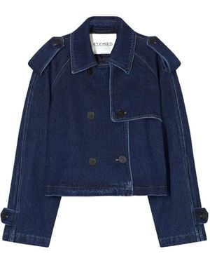 Closed Denim Cropped Jacket - Blue