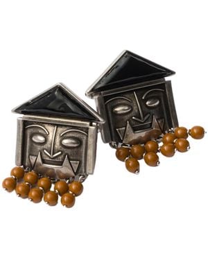 Prada Resin And Metal Cufflinks - Multicolor