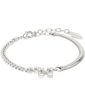 Off-White c/o Virgil Abloh Double-Arrow Bracelet - White