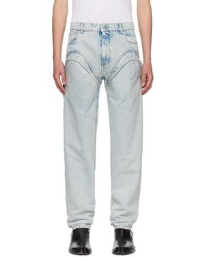 Y. Project Ssense Exclusive Cut Out Jeans - Multicolor