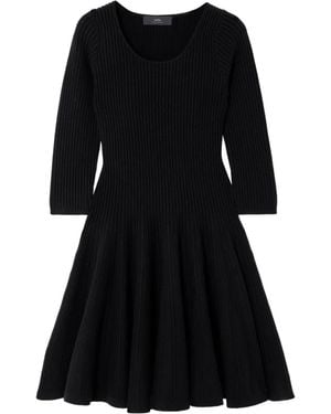 arch4 Ribbed Dress - Black
