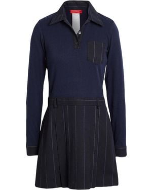 MAX&Co. Pleated Dresses - Blue