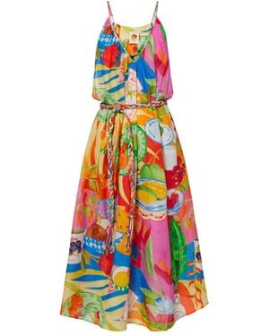 FARM Rio Sleeveless Dress - White