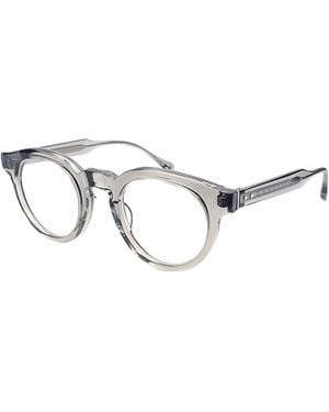 Matsuda Round-Frame Glasses - White