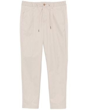 Herno Drawstring Ruched Casual Pants - Natural