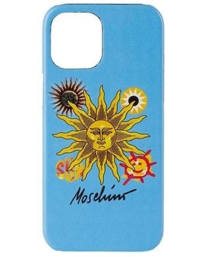 Moschino Sun Iphone 12 Pro Max Mobile Phone Case - Blue