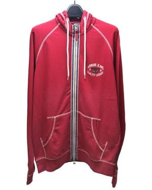 Armani Jeans Logo Casual Jacket - Red