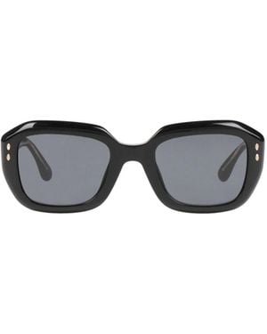 Isabel Marant Plain Color Sunglasses - White