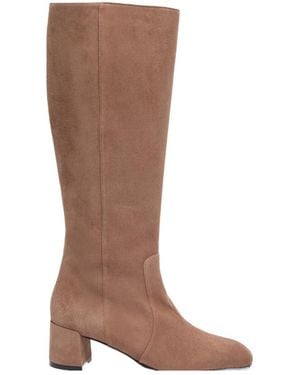 Stuart Weitzman Maeve Zip Boot - Brown