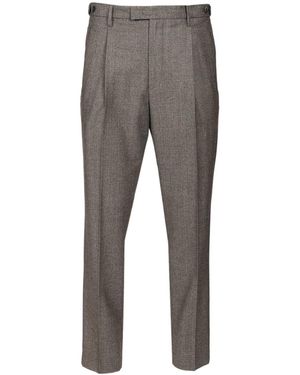 Barena Pleated-Details Trousers - Grey