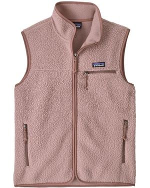 Patagonia Retro Pile Fleece Vest - Pink