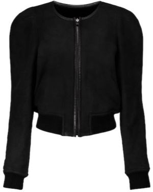 Isabel Marant Boden Reversible Shearling Jacket - Black