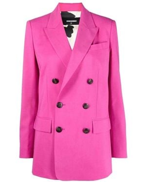 DSquared² New Yorker Double-Breasted Blazer - Pink