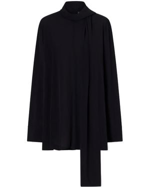 TOTEME Draped-Scarf Blouse - Blue