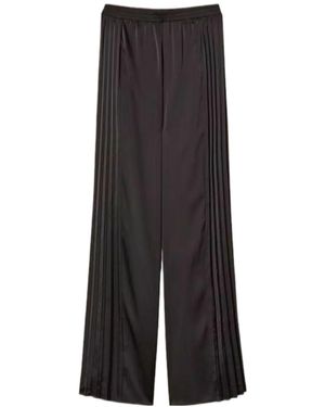 Twinset Pleated Wide Leg Pants - Brown