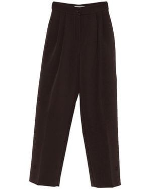 Frankie Shop Pleated Casual Pants - Black