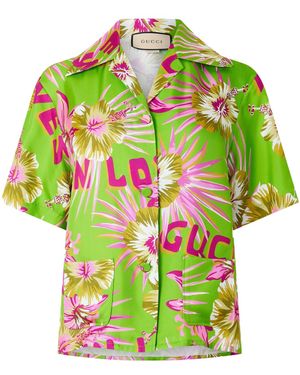 Gucci Minimalist Shortsleeve Shirt - Green