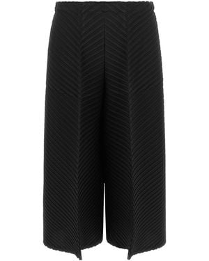 Issey Miyake Tubular Pleats Pants - Black
