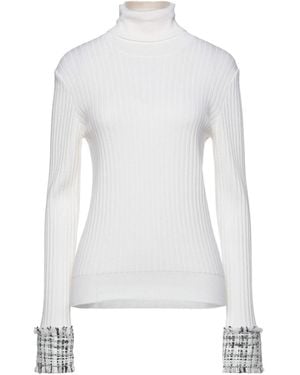 Dolce & Gabbana Solid Color Polo Necks - White