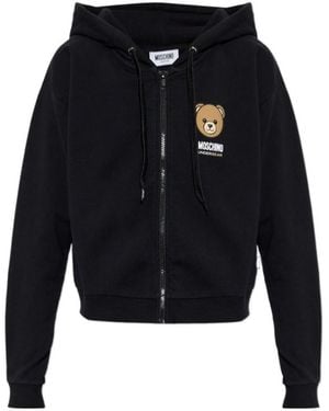 Moschino Underbear Zip Hoodie - Blue