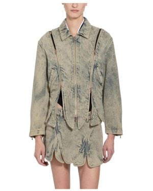 Y. Project Vintage Denim Jacket - Gray