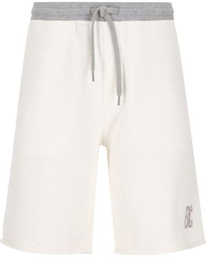 Brunello Cucinelli French Terry Bermuda Shorts - White