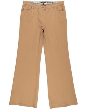 Burberry Loose Pants - Natural