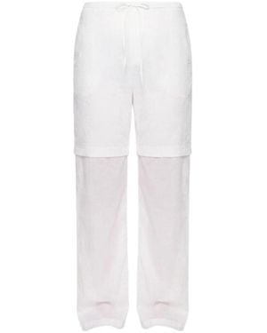 Amomento Layered Casual Trousers - White