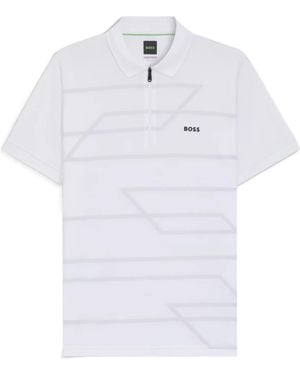 BOSS Slim-Fit Polo Shirt - White