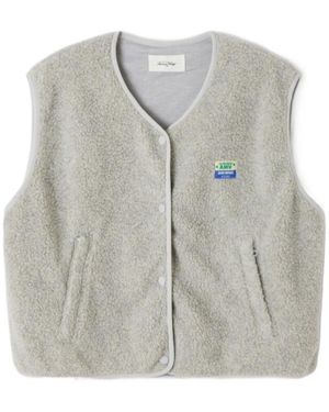 American Vintage Hoktown Buttoned Waistcoat - Gray