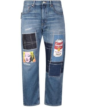 Junya Watanabe Patchwork Jeans - Blue
