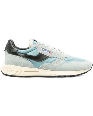 Autry Reelwind Panelled Trainers - White
