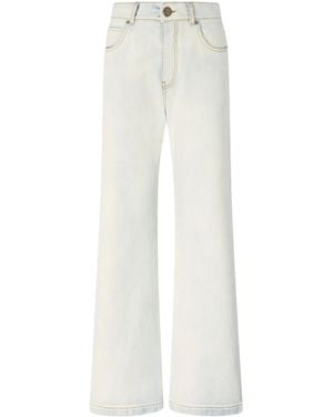 Pinko Wanda Wide-Leg Jeans - White