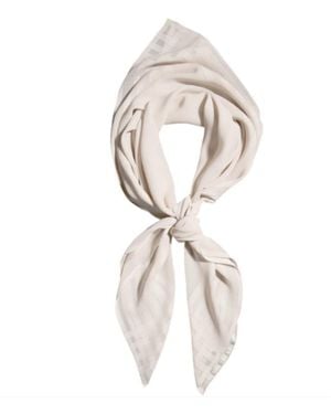 Gucci Lightweight Silk Jacquard Shawl - White