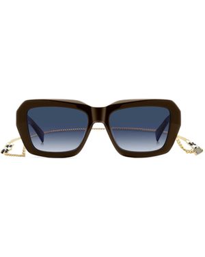 Missoni Logo Detail Sunglasses - Blue
