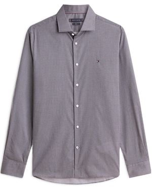 Tommy Hilfiger Long Sleeve Patterned Shirt - Purple
